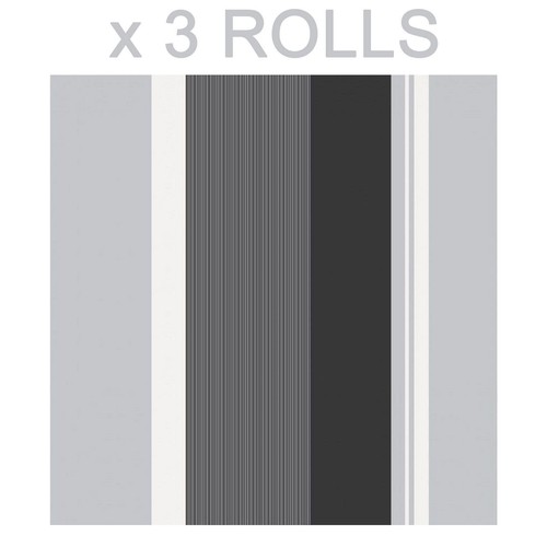 Bold grey stripe wallpaper - bold,