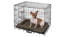 Dog Crate Cage Kennel 1 Door Small Folding For Storage H51 W60 D44cm