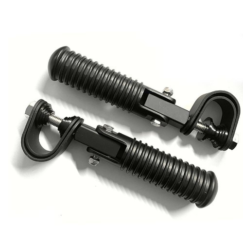 Black folding foot - black, 1"-1