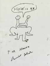 Original Daniel Johnston Hi How Are You? JEREMIAH Signed COA Nirvana/Kurt Cobain