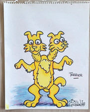 Vtg Sci Fi Concept Sketch