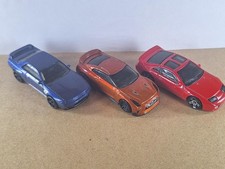 hot wheels job lot bundle used x3 nissan. skyline gtr r32/r35 godzilla/300zx