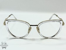 PRADA VPR 54Z 2AZ-1O1 Cat Eye Clear Acetate Glasses Spectacles Frames Size 51