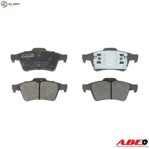 Brake pad set disc - pad,