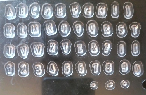 Mini uppercase alphabet and - alphabet,