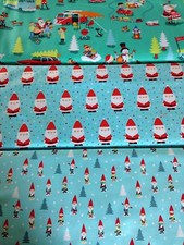 Michael Miller Christmas fabric retro candy claus santa 1950s xmas material
