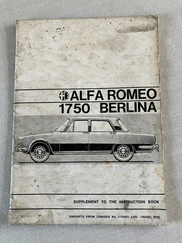 Alfa romeo 1750 berlina - alfa,