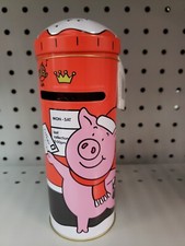Percy Pig Piggy Bank Pennies Christmas 120g Chocolate Collectible Gift tin can