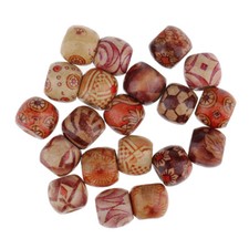 20pcs Nice Wooden Dreadlock