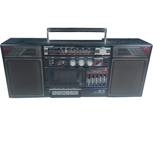 Vintage sharp a3e boombox - sharp,