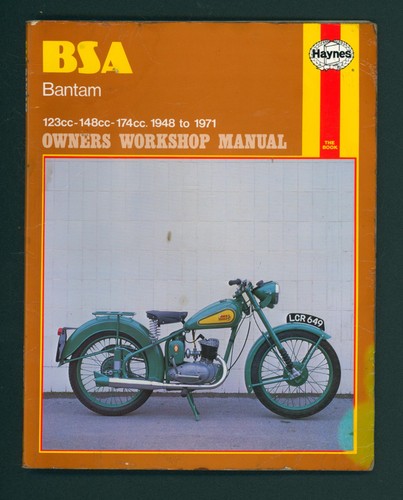 Bsa bantam haynes manual - bsa,
