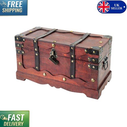 Handmade wooden treasure chest - handmade,