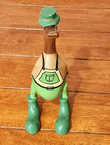 Dcuk wooden duck ornament - duck, hand