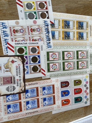 Gibraltar miniature sheets - gibraltar,
