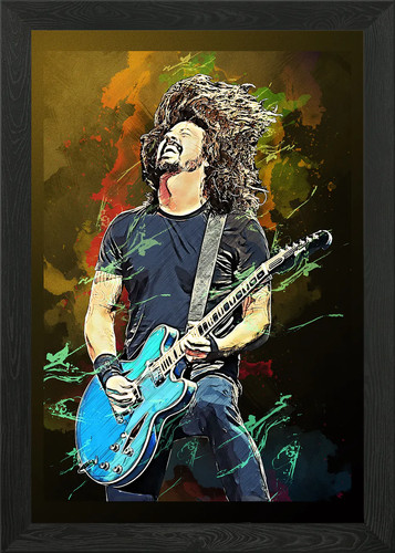 Dave grohl framed wall - framed,