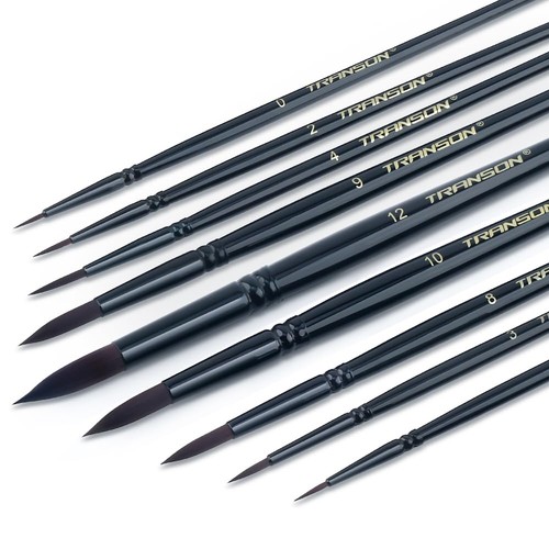 Transon round paint brush set - brush,
