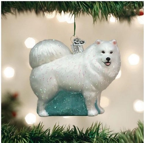 Old world christmas samoyed - old,