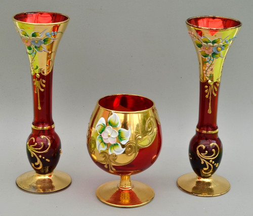 Vintage hand painted - hand,