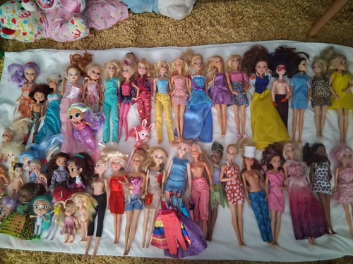 Huge barbie and doll - barbie, bundle