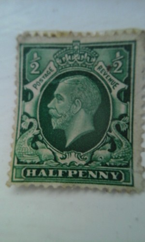 King george 1921 - george, half