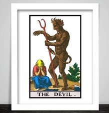 Framed Art Print Tarot Card