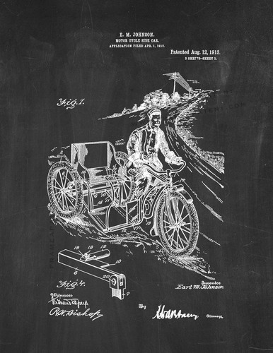 Motorcycle side car - car, patent