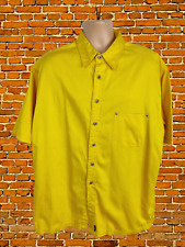 VINTAGE MENS JCB XLARGE YELLOW