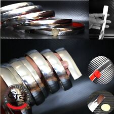 WIDE CHROME STYLING STRIP SPORTY LOOK 2.1cm x 2.45m CAR