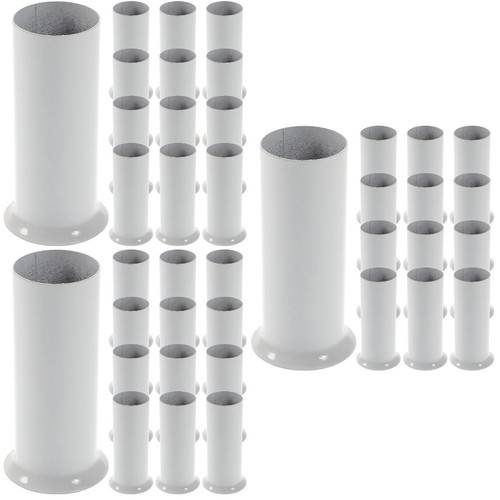 White metal candle socket - candle,
