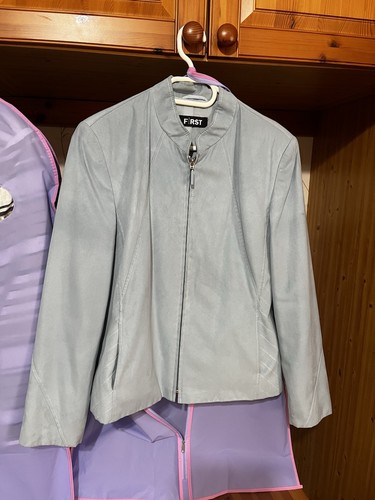 Faux moleskin ladies jacket - moleskin,