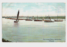 Dumfriesshire. Fishing Fleet at Waterfoot, Annan. Posted at Annan in 1904.
