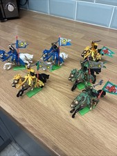 Vintage Britains Deetail 1971 JOB LOT X 6 Medieval English Knights on Horseback