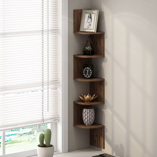 Furinno tier floating corner - 5-tier,