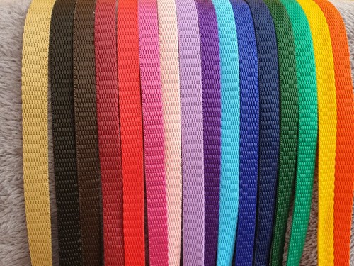 25mm plain web dog half - 25mm,