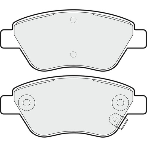 Brake pads set for vauxhall - set,