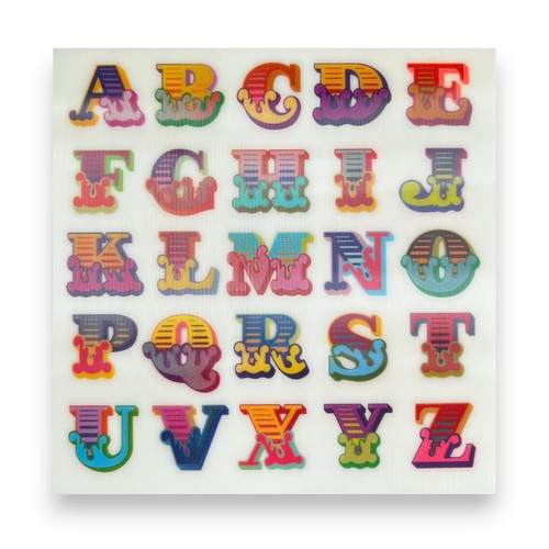 Ben eine alphabet white - ben,