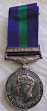 GVI GSM GENERAL SERVICE MEDAL 1918-62 MALAYA CLASP AIRCRAFTSMAN 1 RANDALL RAF