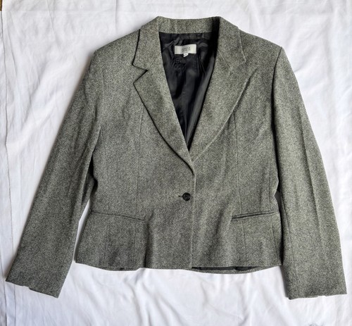 Vintage grey 100 new wool - m&s,