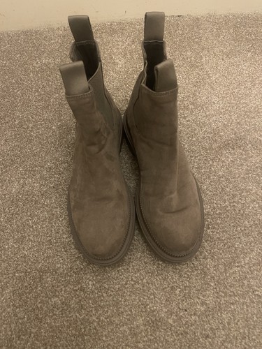 Khaki green chunky suede - h&m,