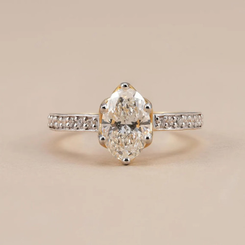 Carat oval cut - 1.50, grown