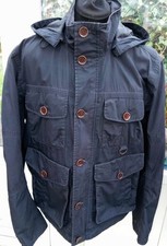 TIMBERLAND EarthKeepers Utility Cargo Patch Parka Jacket Coat Sz-Large