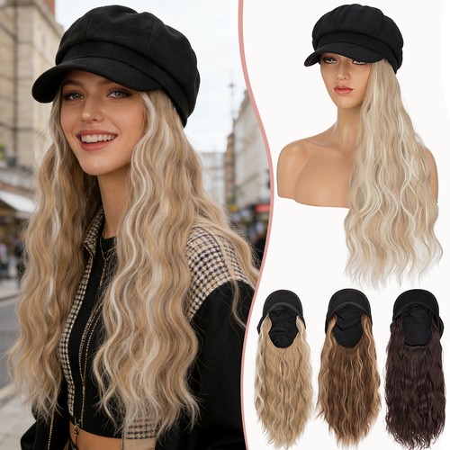 Beret hat wig - wig, with