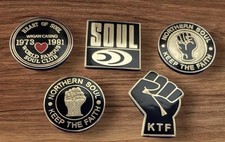Northern Soul Pin Badges