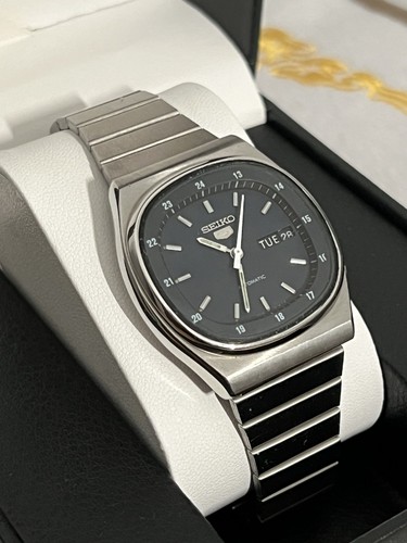 Seiko 6309 510a black round - seiko,