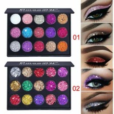 Waterproof Glitter Eyeshadow Eye Shadow Pallete 15 Colour Lasting Makeup Kit Set