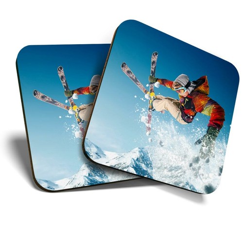 Coasters skiing trick - skiing,