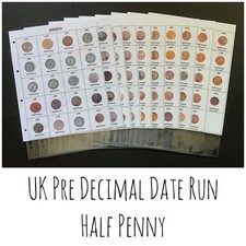 UK Pre Decimal Date Run Coin