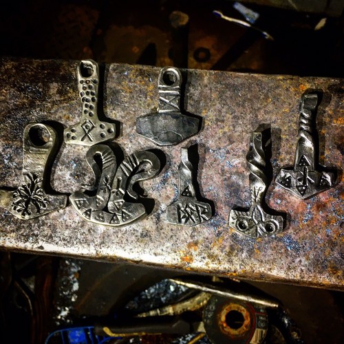 Hand forged viking style - hand,