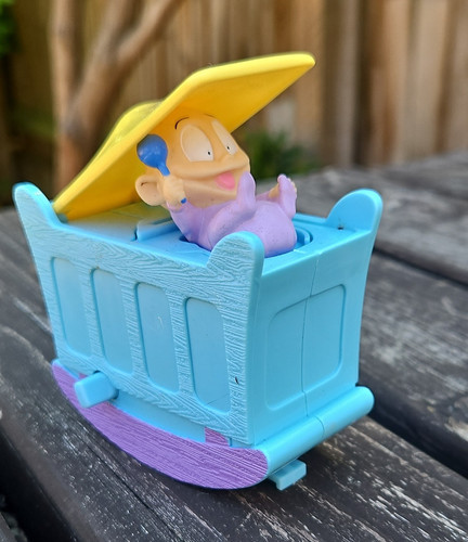 Plastic cartoon baby figurine - plastic,