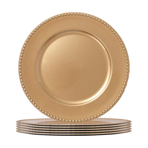 Round charger plates - charger, 33cm